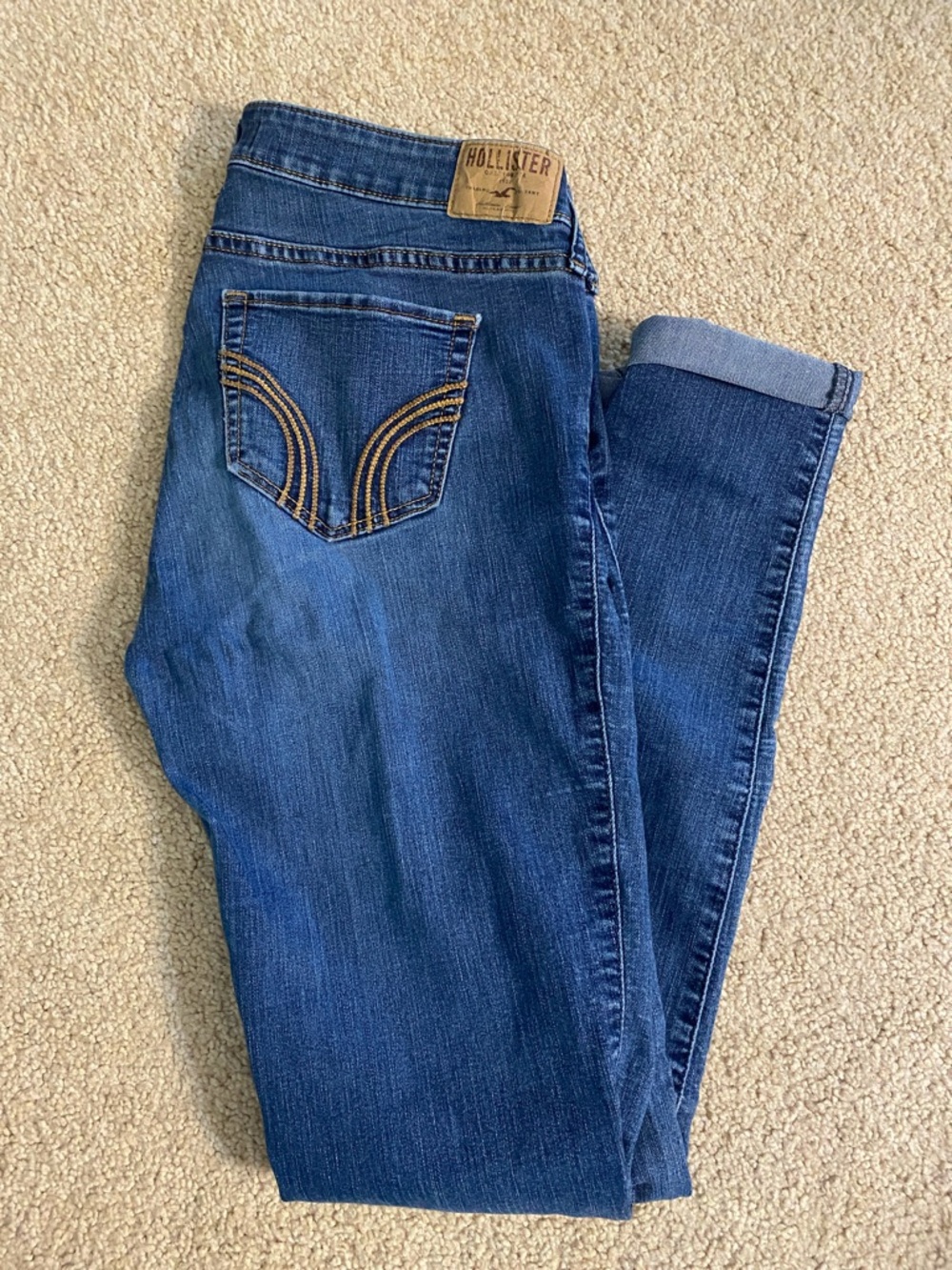 Hollister Mid Blue Slim Stretch Jeans